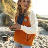 Alexander Polaire à Capuche Recyclé - Orange Lever de Soleil