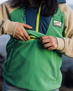 Alexander Polaire à Capuche Recyclé - Vert Épicéa