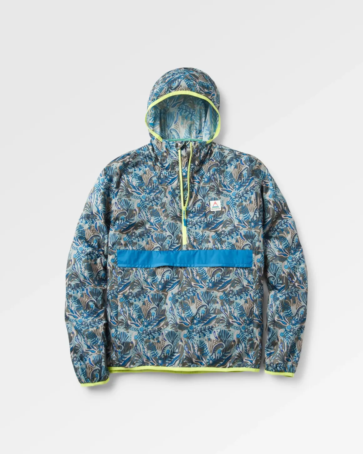 Anorak coupe-vent recyclé Gusto - Abstract Seaweed Pistachio