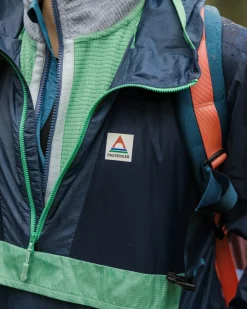 Anorak coupe-vent recyclé Gusto - Rich Navy/Dark Denim