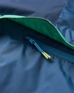 Anorak coupe-vent recyclé Gusto - Rich Navy/Dark Denim