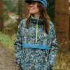Anorak coupe-vent recyclé Viento - Abstract Seaweed Pistachio