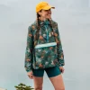 Anorak coupe-vent recyclé Viento - Palm Camo Deep Sea
