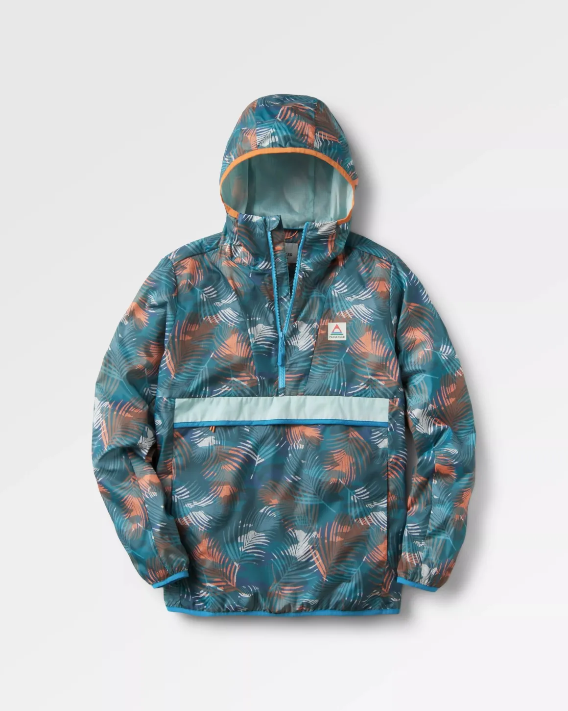 Anorak coupe-vent recyclé Viento - Palm Camo Deep Sea