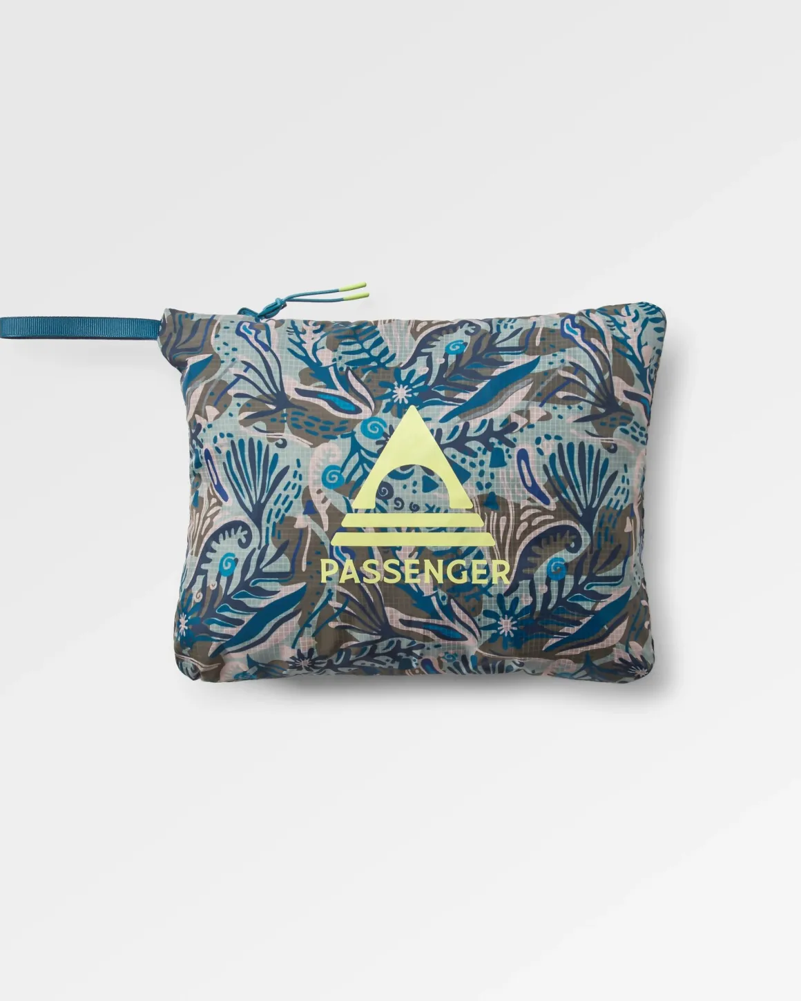 Anorak coupe-vent recyclé Viento - Abstract Seaweed Pistachio