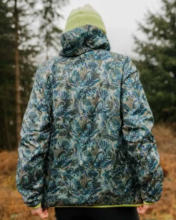 Anorak coupe-vent recyclé Viento - Abstract Seaweed Pistachio