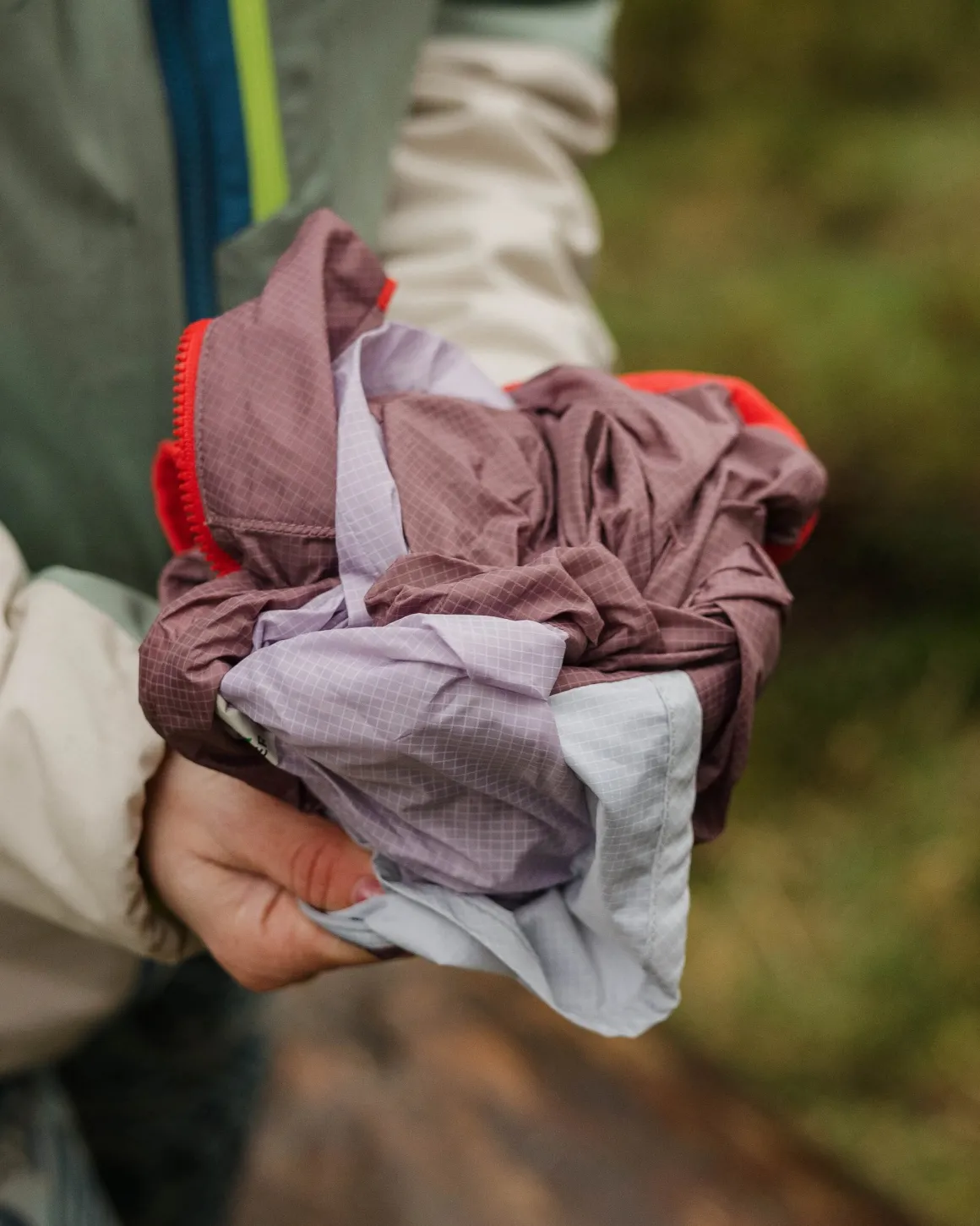 Anorak coupe-vent recyclé Viento - Lilac Mist/Grape