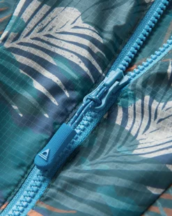 Anorak coupe-vent recyclé Viento - Palm Camo Deep Sea