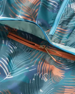 Anorak coupe-vent recyclé Viento - Palm Camo Deep Sea