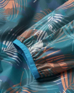 Anorak coupe-vent recyclé Viento - Palm Camo Deep Sea