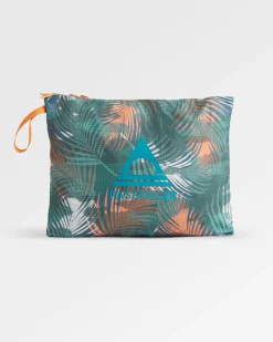 Anorak coupe-vent recyclé Viento - Palm Camo Deep Sea