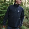Anorak Imperméable Recyclé Diablo - Noir Délavé