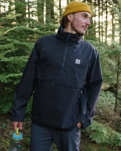 Anorak Imperméable Recyclé Diablo - Noir Délavé
