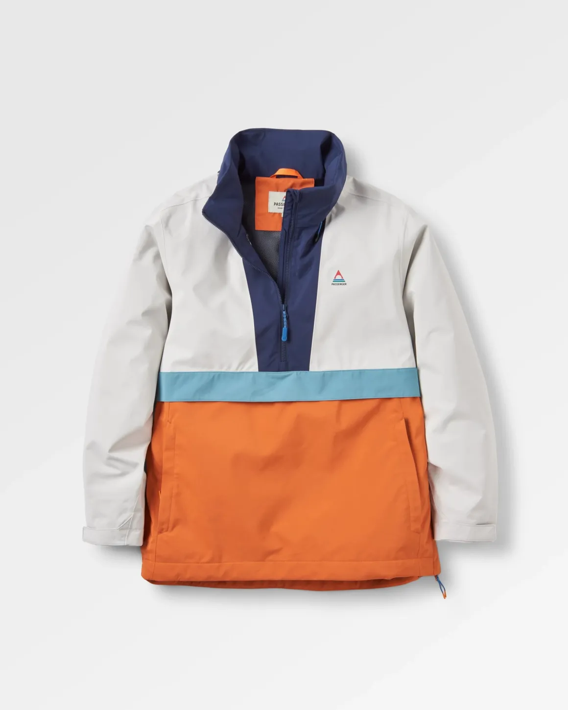 Anorak Imperméable Recyclé Skyline - Orange Brûlé/Bouleau