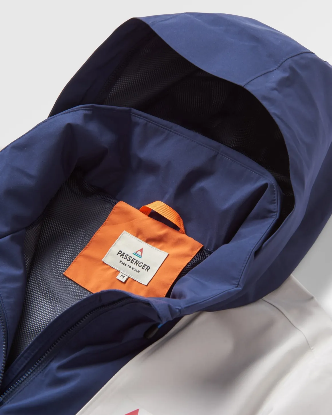 Anorak Imperméable Recyclé Skyline - Orange Brûlé/Bouleau