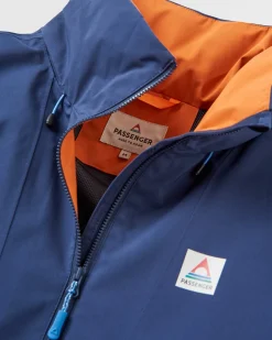 Anorak Imperméable Recyclé Diablo - Bleu Marine