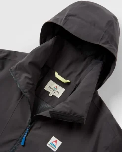 Anorak Imperméable Recyclé Diablo - Noir Délavé