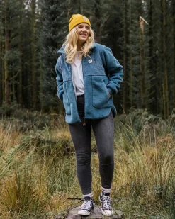 Awaken Recycled Deep-Pile Sherpa Fleece - Bleu Lavé