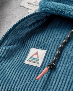 Awaken Recycled Deep-Pile Sherpa Fleece - Bleu Lavé