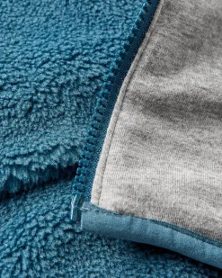 Awaken Recycled Deep-Pile Sherpa Fleece - Bleu Lavé