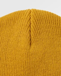 Bonnet Bas Recyclé - Jaune Moutarde