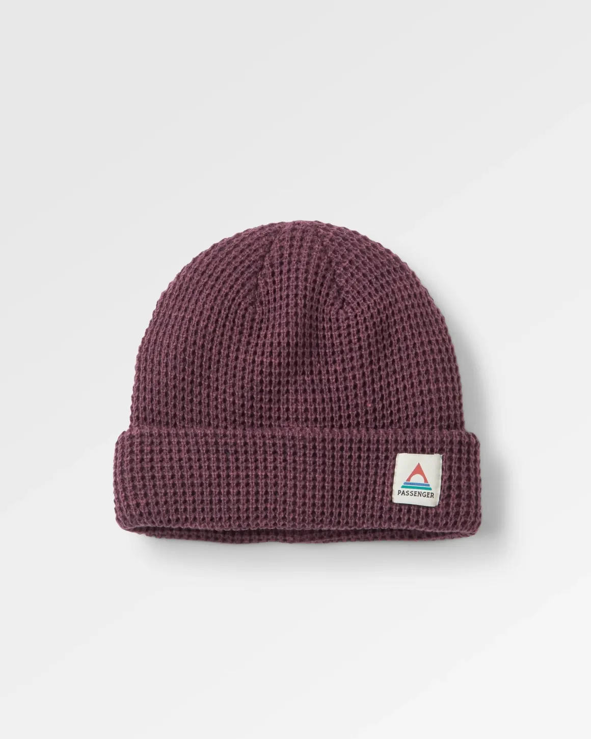 Bonnet en gaufre double couche recyclé Moss - Deep Plum