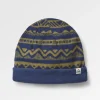Bonnet en polaire recyclée Set Off - Mountain Geo Khaki/Rich Navy