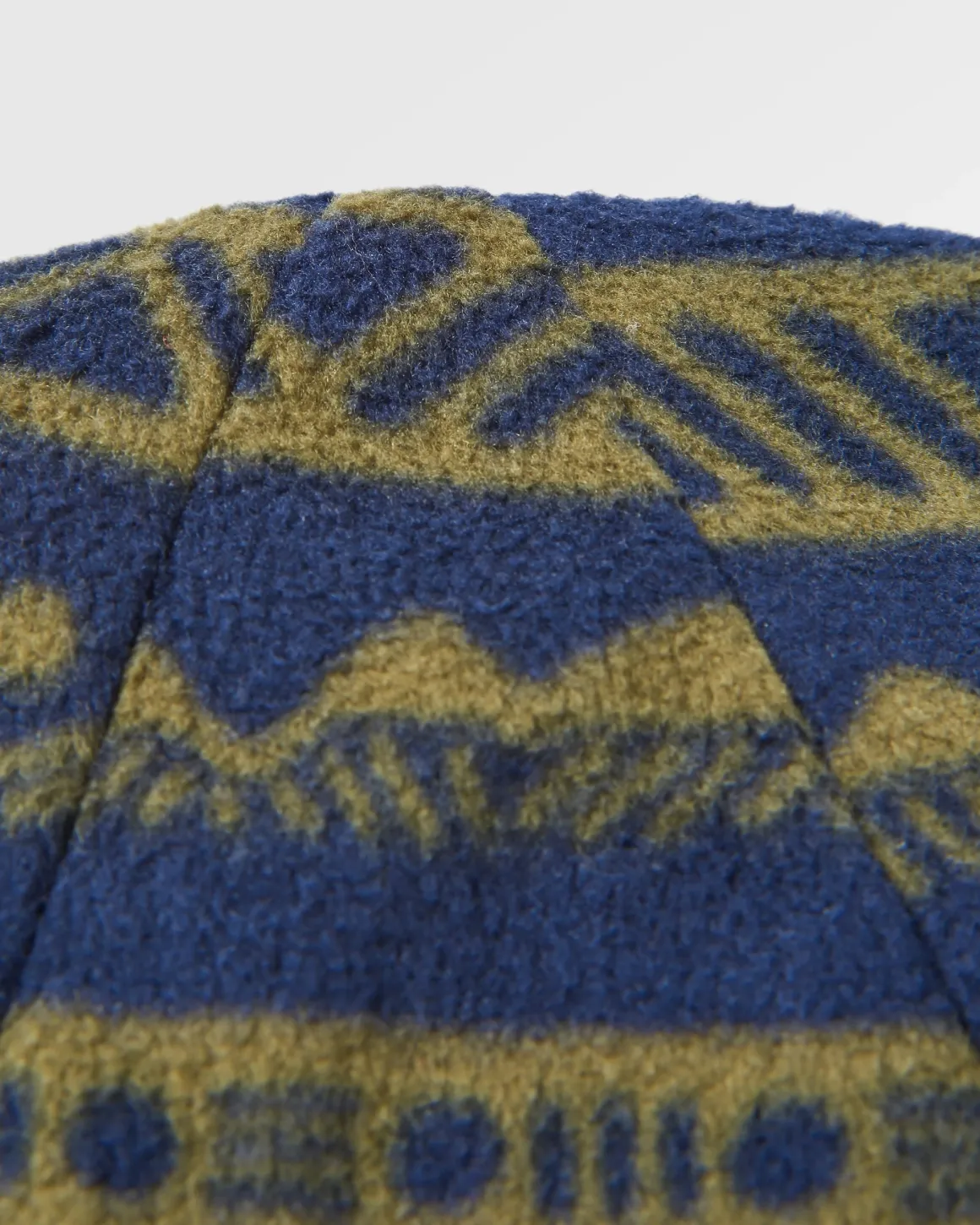 Bonnet en polaire recyclée Set Off - Mountain Geo Khaki/Rich Navy