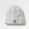 Bonnet recyclé doublé polaire Beechwood - Vintage White