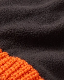 Bonnet recyclé doublé polaire Beechwood - Orange brûlé
