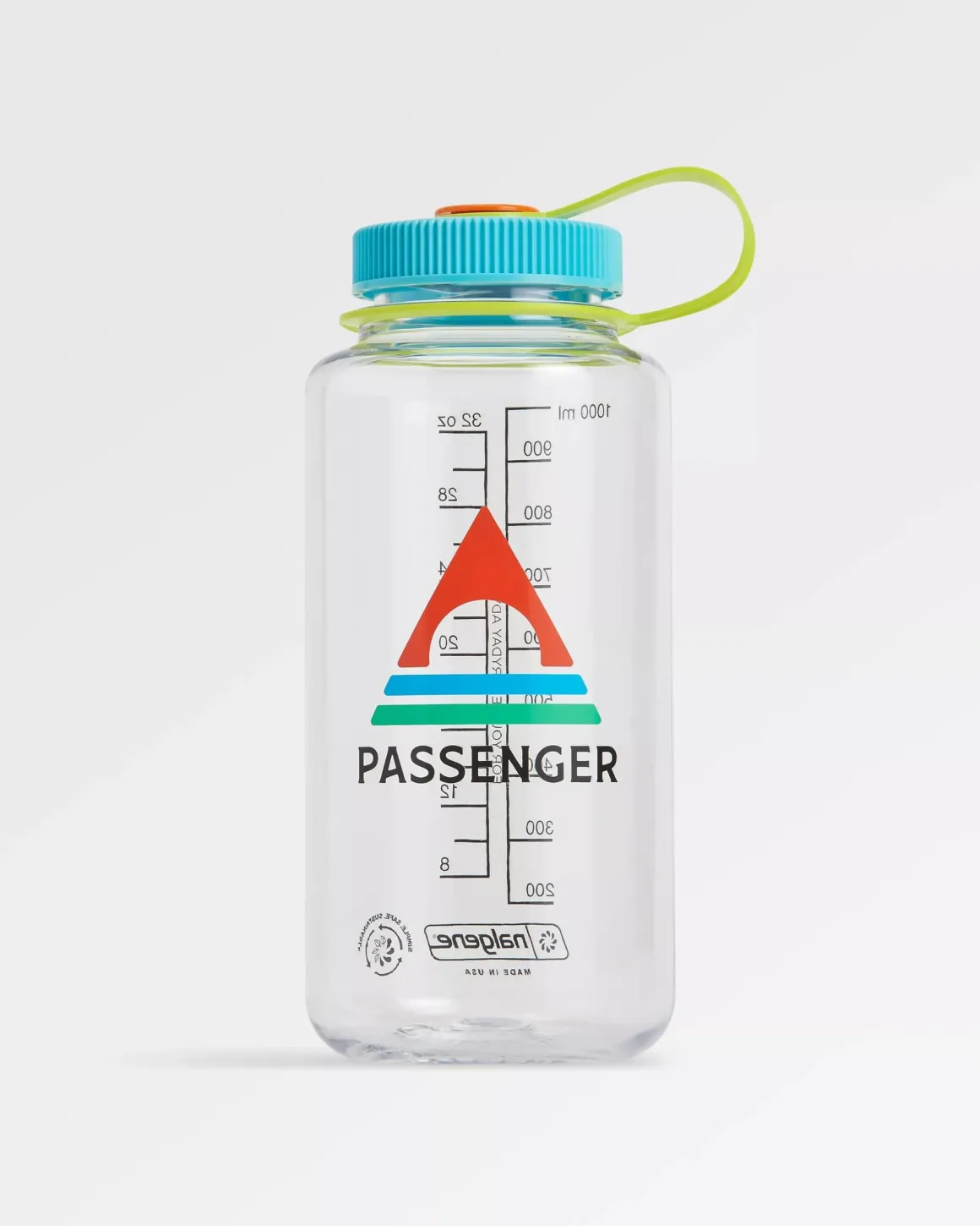 Bouteille d'eau Nalgene à large goulot 1L - Transparent - Transparent