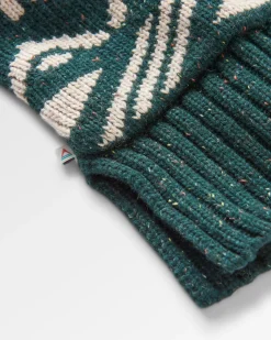Cardigan à capuche tricoté recyclé Snoozle - Rain Forest