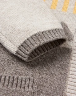 Cardigan Tricoté Recyclé en Ortie - Bouleau