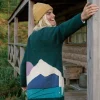 Cardigan Tricoté Recyclé Vista - Rain Forest