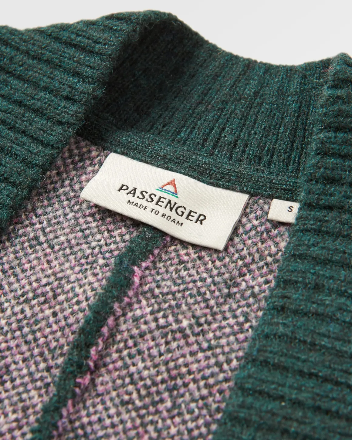 Cardigan Tricoté Recyclé Vista - Rain Forest