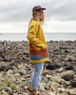 Cardigan Tricoté Recyclé Vista - Ambre Doré