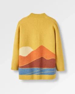 Cardigan Tricoté Recyclé Vista - Ambre Doré