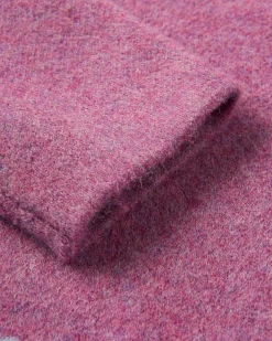 Cardigan Tricoté Recyclé Vista - Rhubarbe