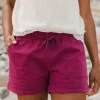 Carriso Short en Coton Bio - Cranberry