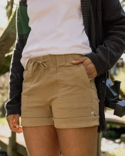 Carriso Short en Coton Bio - Biscuit