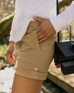 Carriso Short en Coton Bio - Biscuit