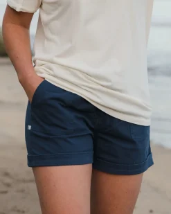 Carriso Short en Coton Bio - Denim Foncé
