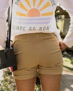Carriso Short en Coton Bio - Biscuit