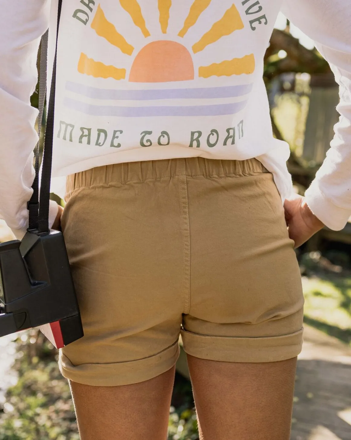 Carriso Short en Coton Bio - Biscuit