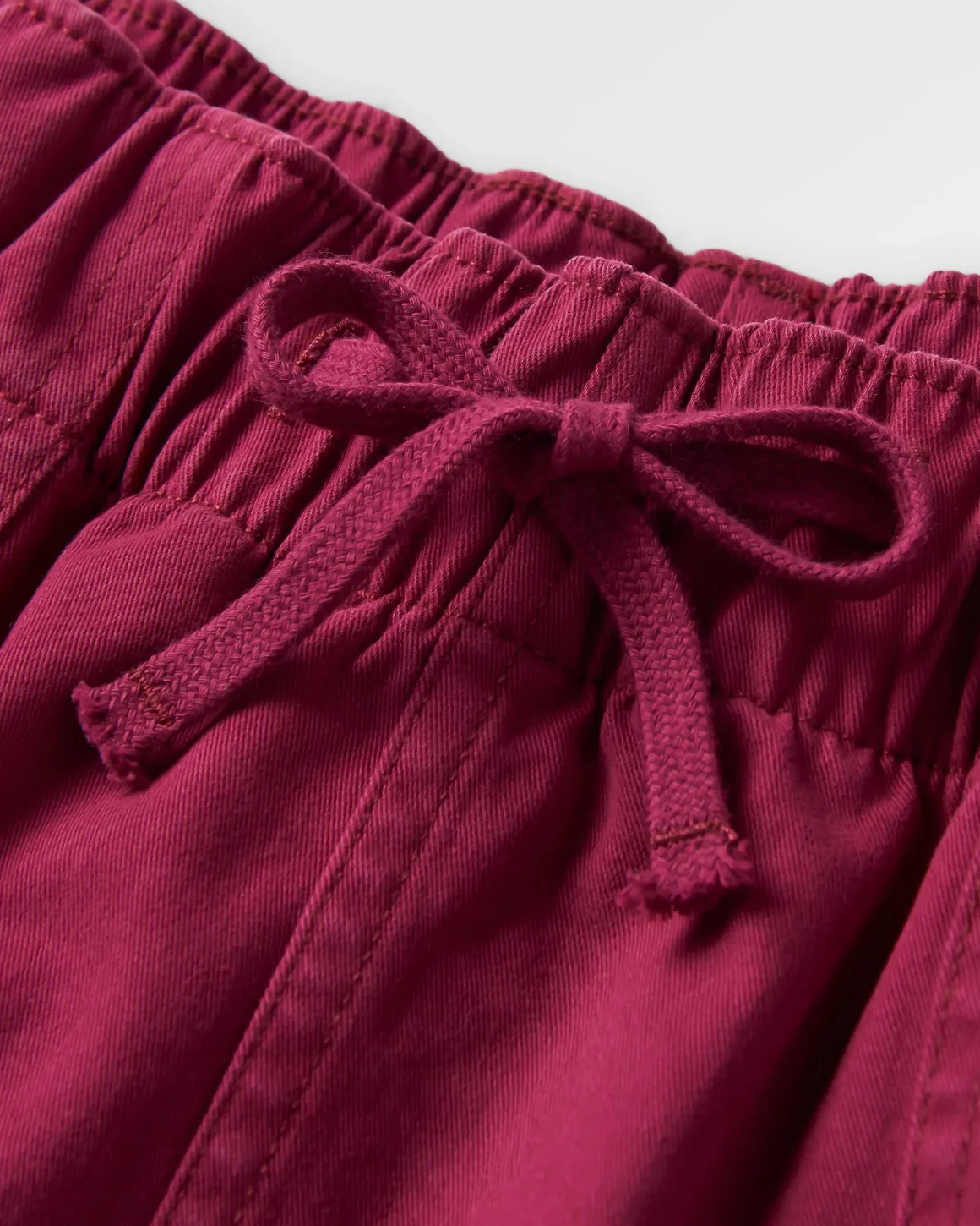 Carriso Short en Coton Bio - Cranberry
