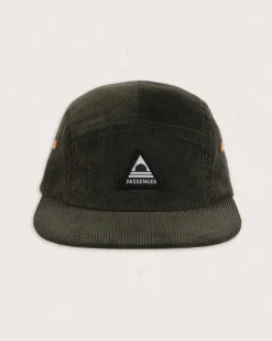 Casquette 5 panneaux en cordon recyclé Fixie - Khaki