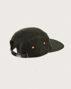 Casquette 5 panneaux en cordon recyclé Fixie - Khaki
