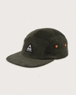 Casquette 5 panneaux en cordon recyclé Fixie - Khaki