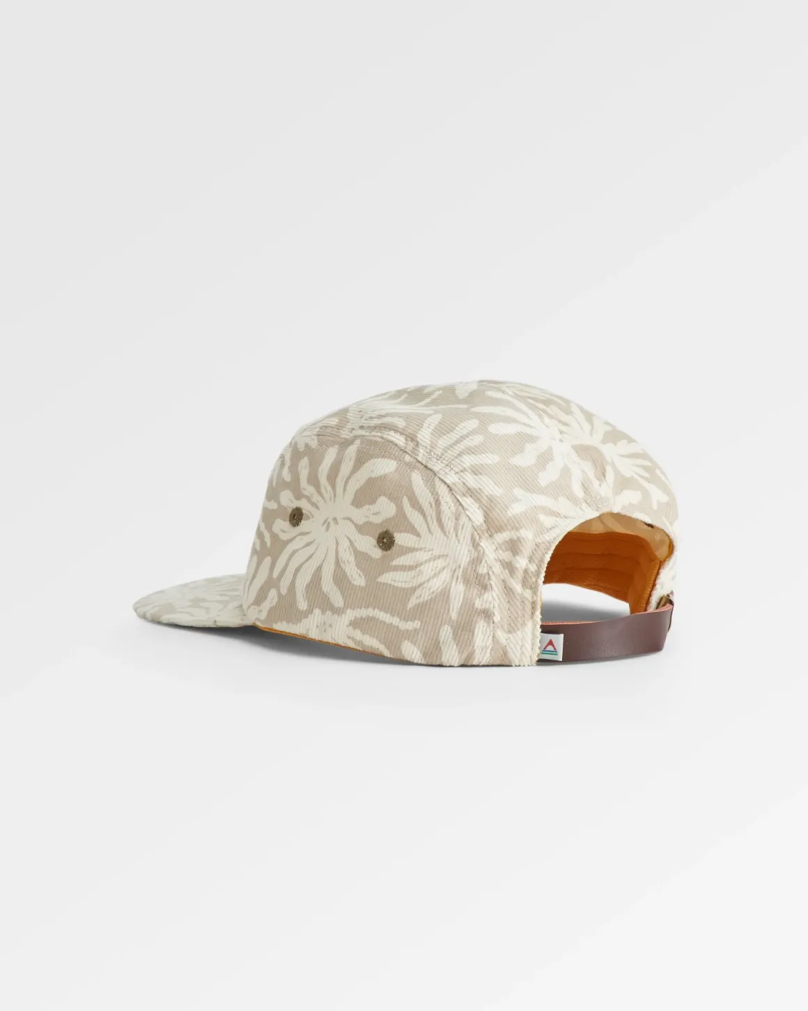 Casquette 5 Panneaux Fixie Recycled Cord - Golden Spice/ Seaweed Pebble Grey