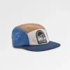 Casquette 5 panneaux recyclée Waves u0026 Trees - Bleu Clair de Lune